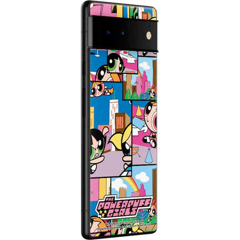 Cartoon Network Powerpuff Girls Patches Google Pixel 6 Skin